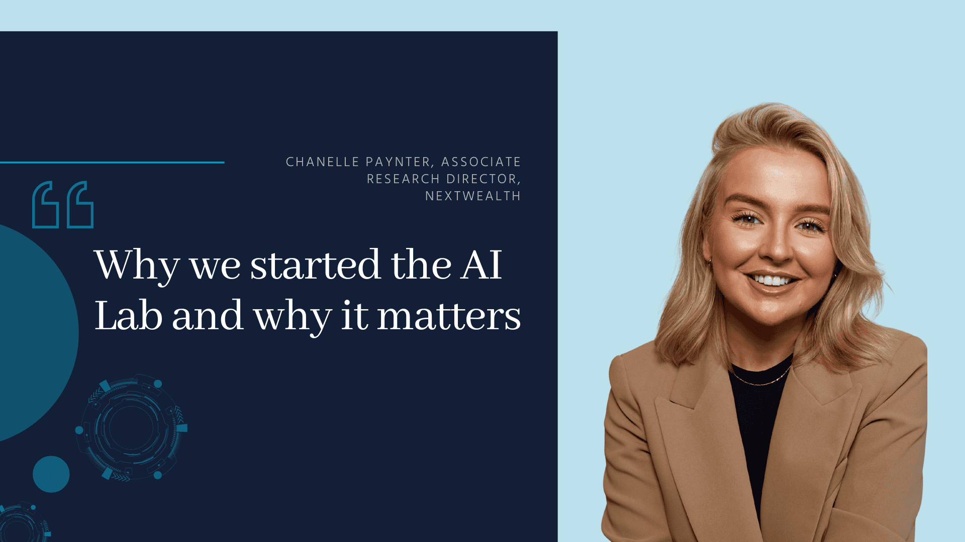 Wait Ai Lab Why we started the AI Lab and why it matters - NextWealth